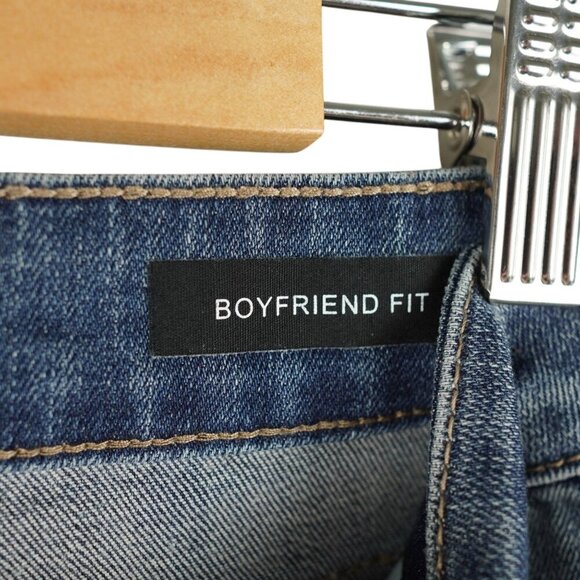 Judy Blue Boyfriend Cut Distressed Mid Rise Size 7 / 28 - Picture 6 of 9